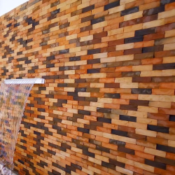 pared con espacato matizado 5x20