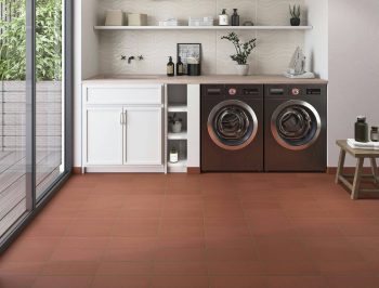 zona de ropas con piso en gres portal rojo15x30