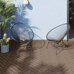 piso con fachaleta etrusca long mocca 7x30