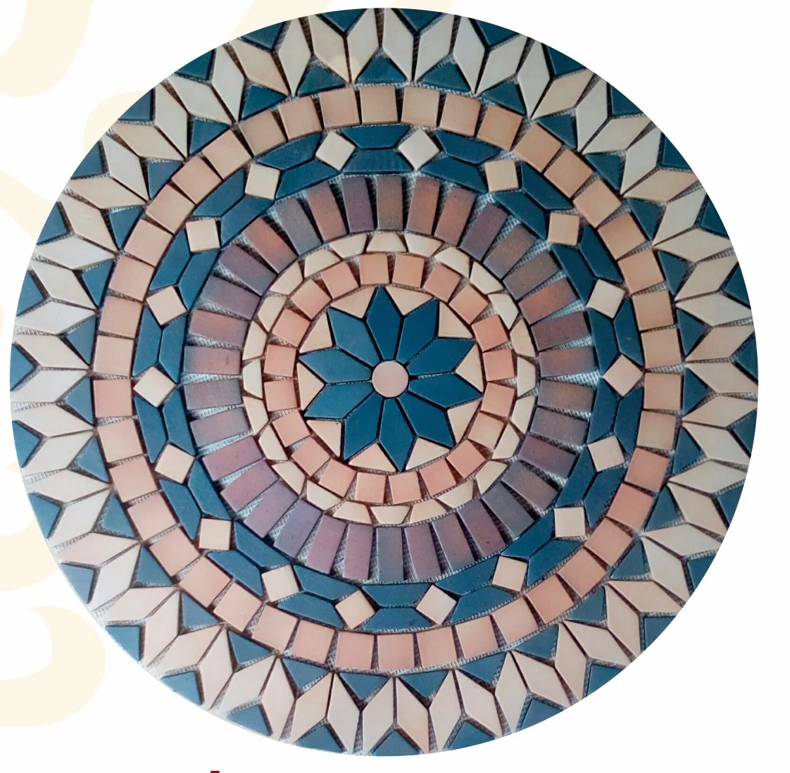 rosetón mandala gres 98cm Alt B