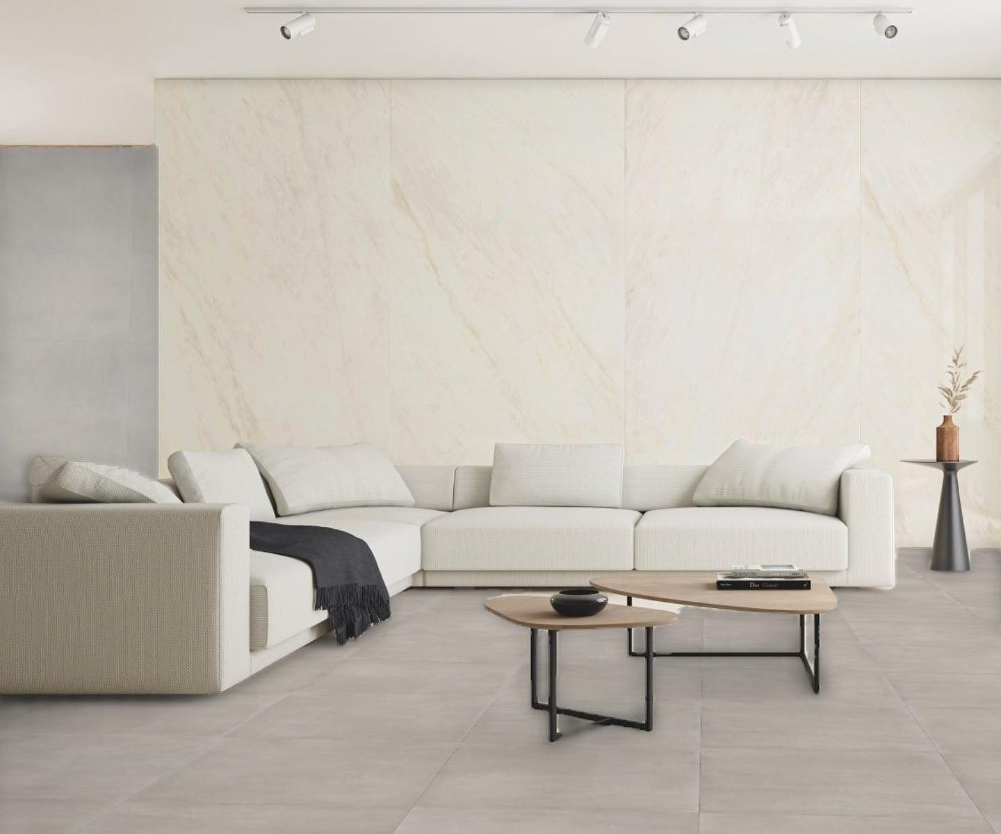 porcelanato carbon off white mate